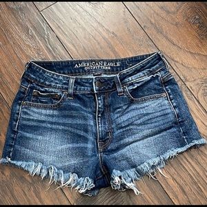 🔴AE Vintage Hi Rise Festival Jean Shorts |Size 2